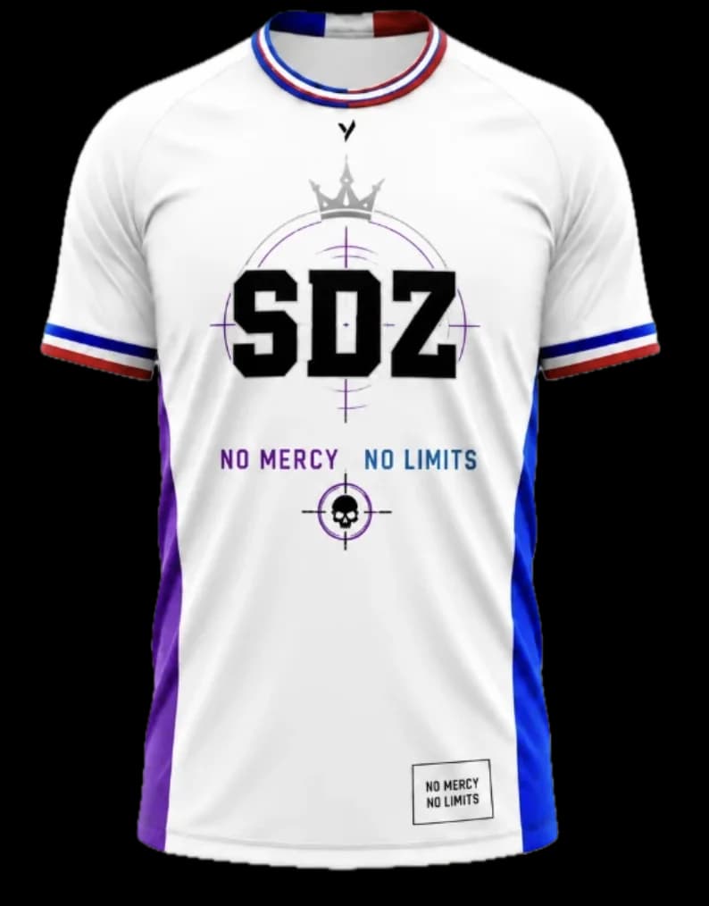 Aperçu du maillot SDZ blanc face avant